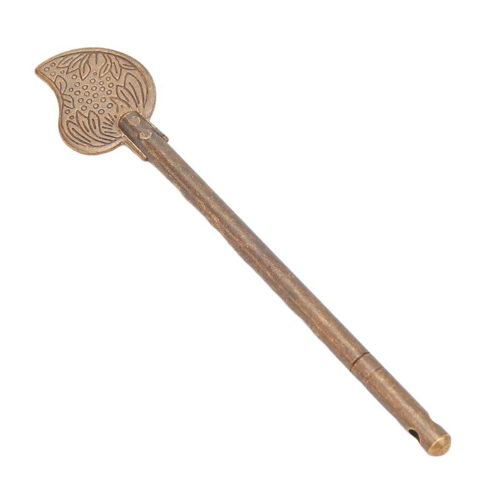 2pcs Leaf Shape Door Latch Locking Pin Brass Box Latch Locking Pin Antique Cabinet Key Latch  Drawer