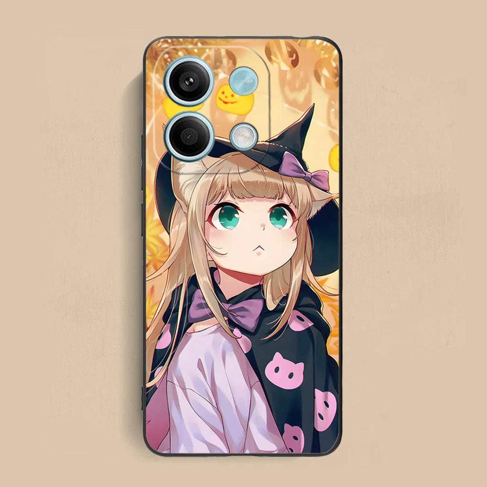 Anime Kinako Hara Mobile Phone Case for Xiaomi Redmi 15 14 13 12 A5 3 2 1 C Plus 4G 5G Colorful Printing Cover Smartphone Luxury