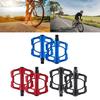 Aluminum Alloy Mountain Bicycles Pedals 4 Seal Bearings Nonslip Bicycles Pedals Wide Flat Cycling Pedals Enduring