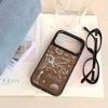 Premium Brown Velvet Angel Horse Case for iPhone 17, 16 Pro Max, 15, 14