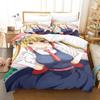3DAnime Miss Kobayashi's Dragon Maid Set Letto Copripiumino Set Letto Copripiumino Federa Piumino King Queen Size Ragazzi Adulti