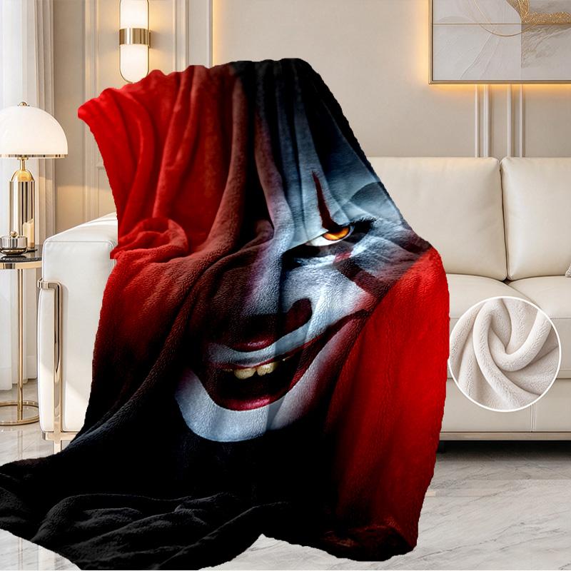 Pennywise Print Blanket - Soft & Comfortable, for Bedroom, Travel, Sofa, Home Decoration - Birthday Christmas Gift for Friend