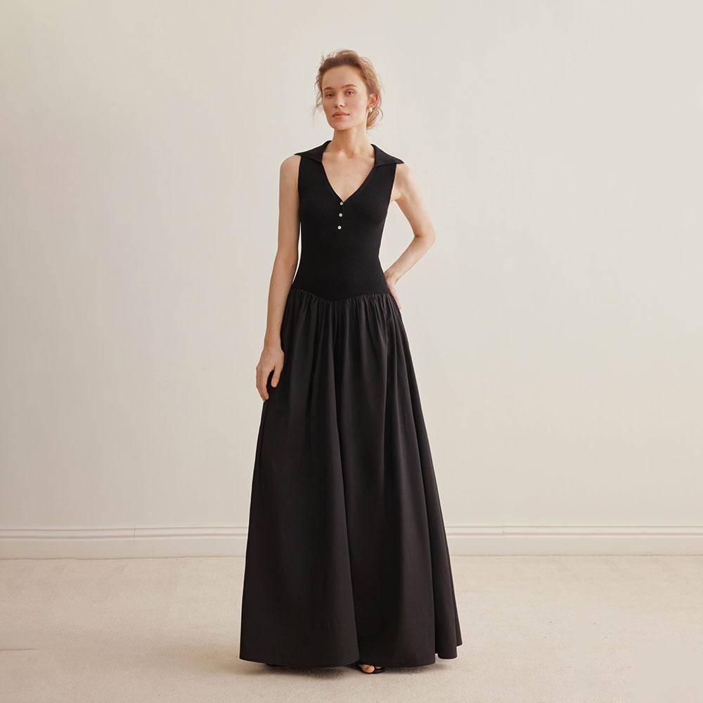 Waiwaiaiem Yy_Waist High-End Dress