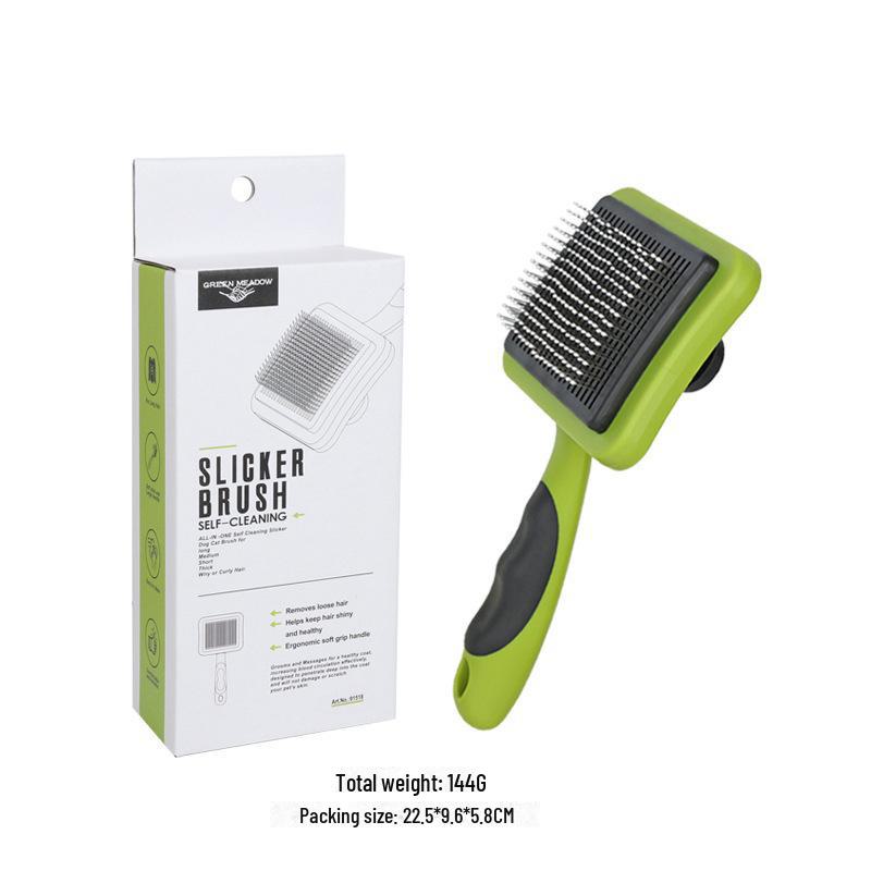 Pet Hair Removal Comb for Cats and Dogs - Detangling & Grooming Tool