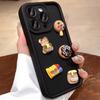 Cute 3D Bear Honey Donut Coffee Phone Case For Samsung Galaxy A06 A26 A36 A25 A16 A34 S25 Ultra S24 FE S23 S22 Plus Soft Cover