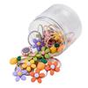20 Stück pro Dose Ananasfrucht Niedliche Bonbonfarben Cartoon Elastisches Haarband für Kinder