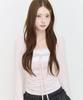 ILLIGO Rosy Square Neck Top Pink