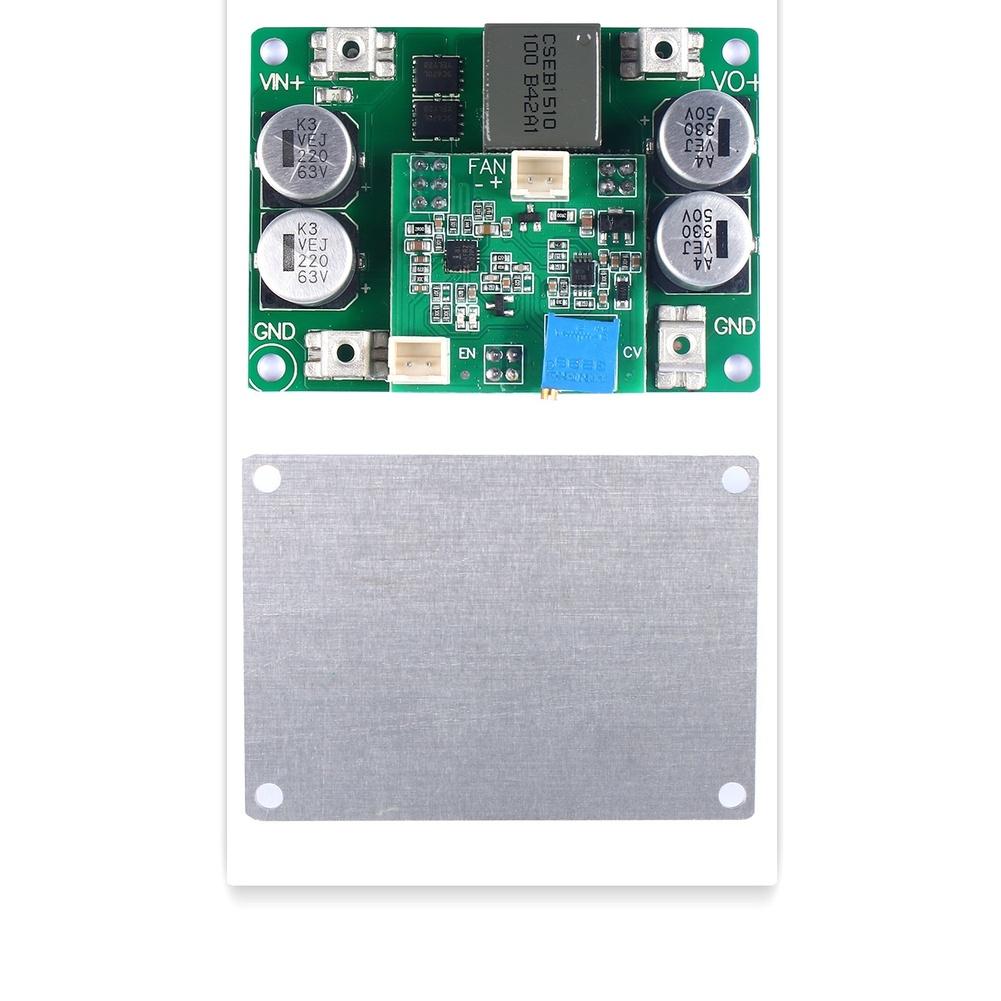 Aluminum Heat Dissipating Converter Module 71x11x16mm Green 96% Efficiency Short Circuit Overcurrent Protection