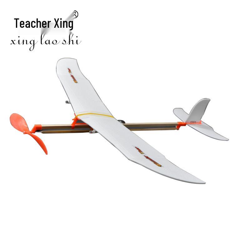 Bird of Paradise Twin-Engine Rubber Band Powered Model Airplane DIY Kit