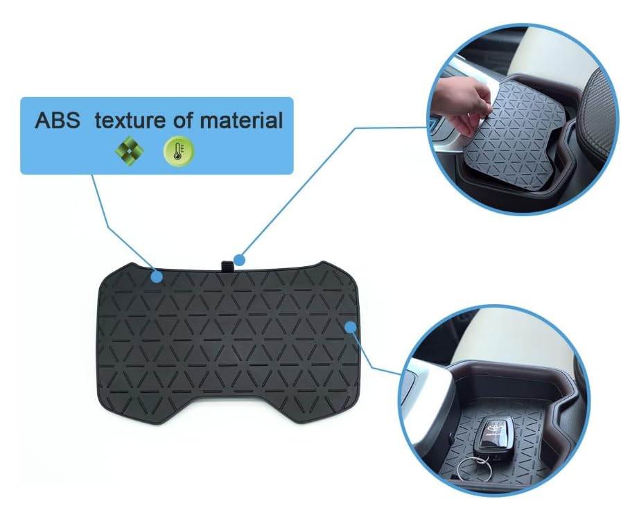 Center Console Cup Holder Mat for RAV4 50 Series [Eliminates