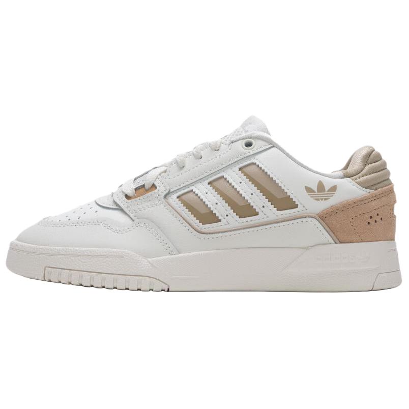 Adidas Originals Drop Step 2.0 Abrasion Resistant, Lightweight, And Breathable Low Top Skateboard Shoes Women's White Sneakers JQ0078