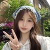 Turban Triangle Scarf Denim Headscarf Retro Star Hair Scarf  Party