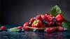 Glass Plate Cutting Board 52X30 Fruits