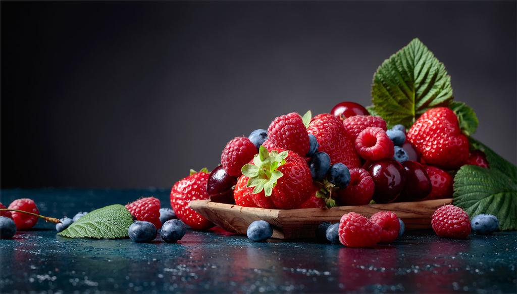 Glass Plate Cutting Board 52X30 Fruits