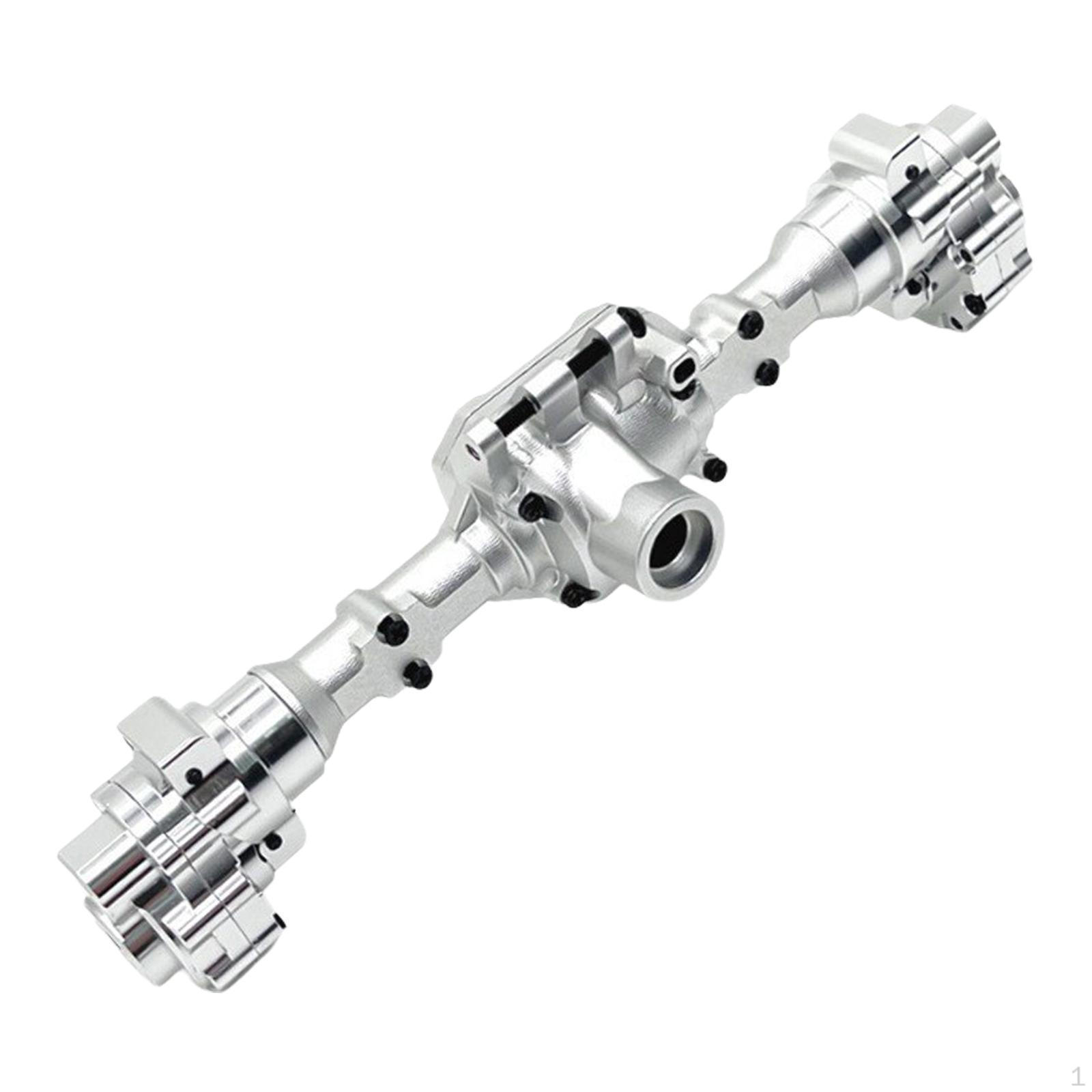 

Axle Cover for RC Car Parts Compatible with 1/10 Crawler R1002 Silver Rear Axle