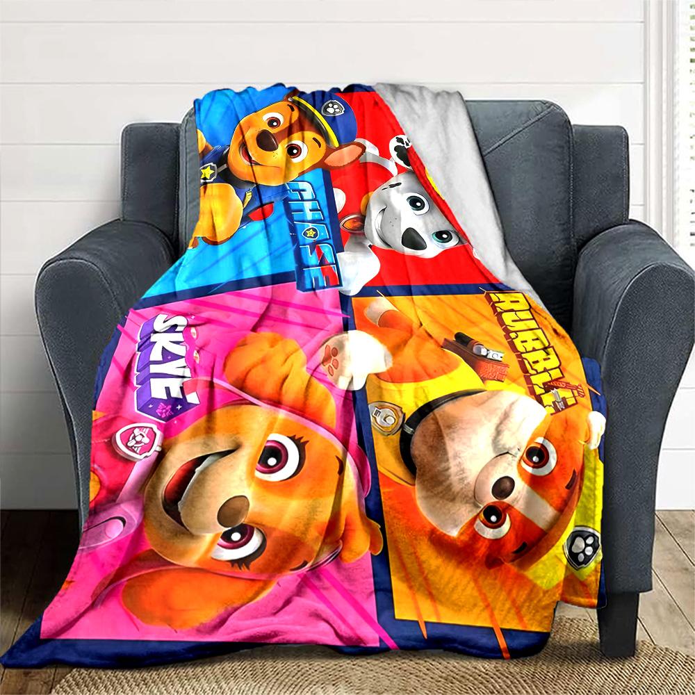 1pc Paw Paw23 Blanket, Gift, for Men and Women, Soft Blanket, Good for Sofa Bed Couch Travel, Lightweight Flannel Blanket
