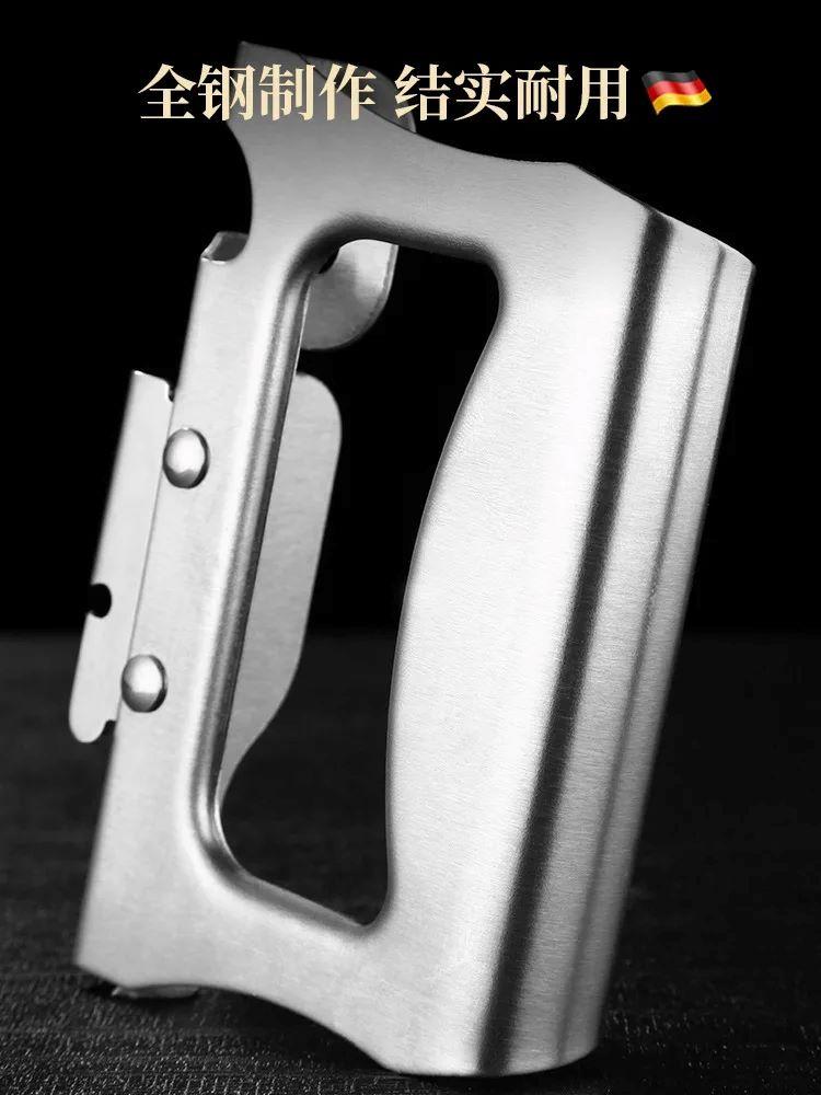 Ouvre-bouteille multifonctionnel épais en acier inoxydable Ouvre-boîte style japonais Portable Rapide et facile à utiliser pour les aliments en conserve