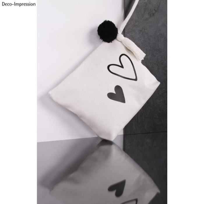 Trousse De Maquillage - Rayher - Blanc - Fermeture Éclair - Customisable