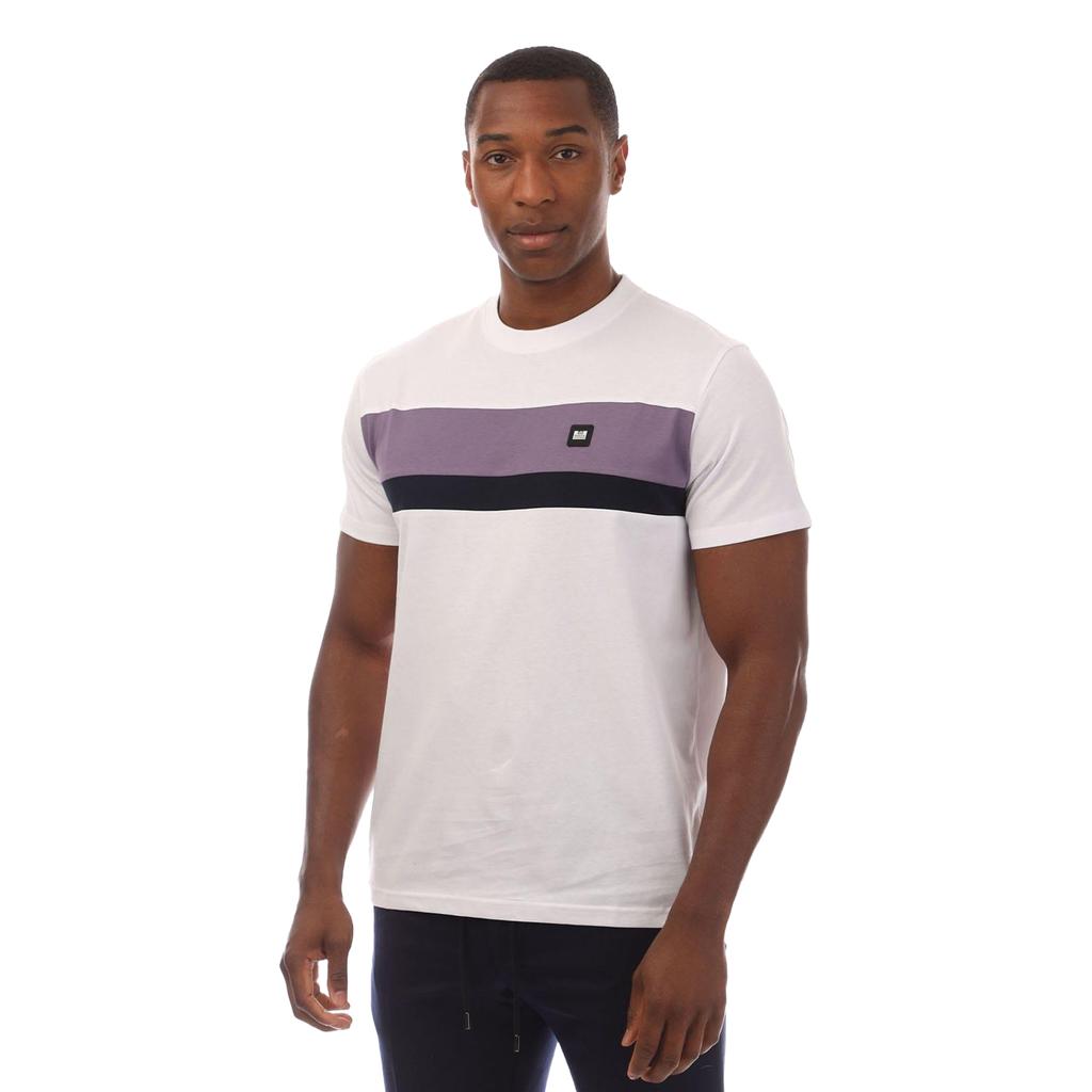 Weekend Offender Mens Crossword Colour Block T-Shirt
