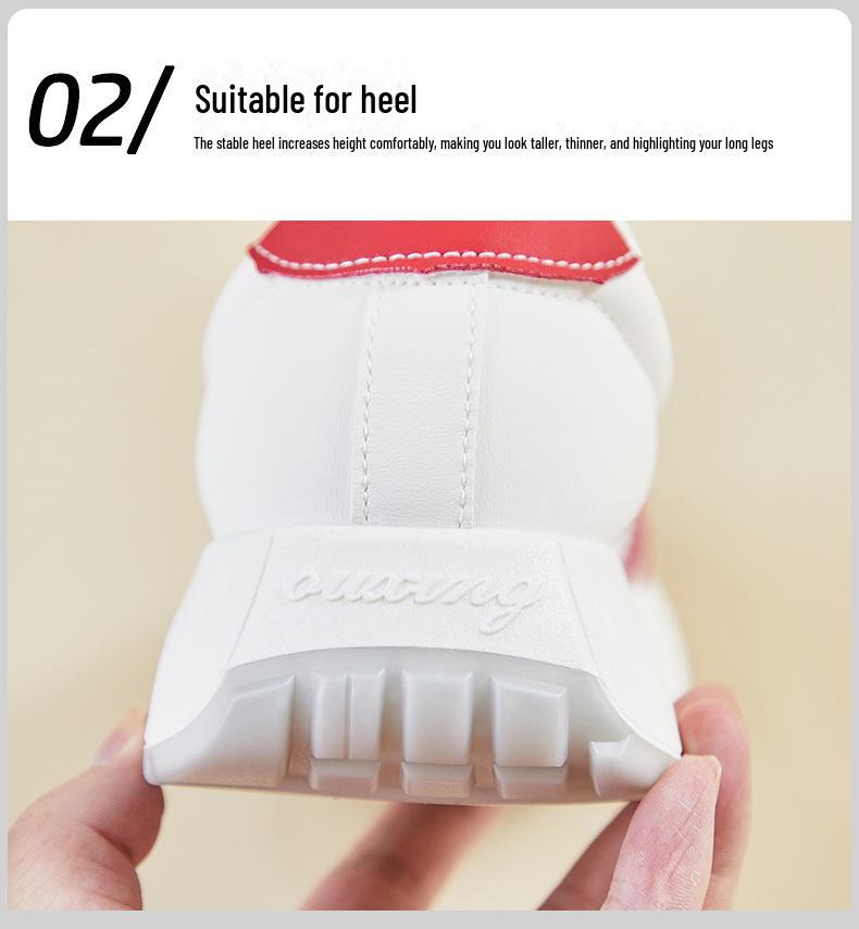 Damskie koreańskie buty do biegania inspirowane Forrestem Gumpem, zwiększające wzrost Q3606 - Wiosna 2025 Oddychające sneakersy casualowe