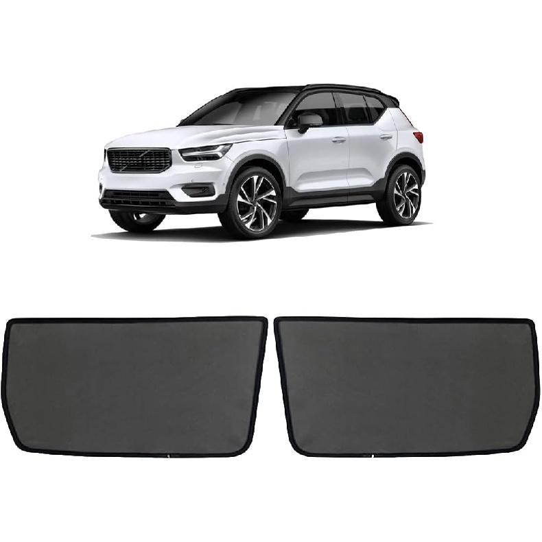 Car Window Shade for Kids Side Window Sun Shade for XC40 2018-2023 Magnetic Curtain Sun UV Protection Covers for Baby Sleeping Auto