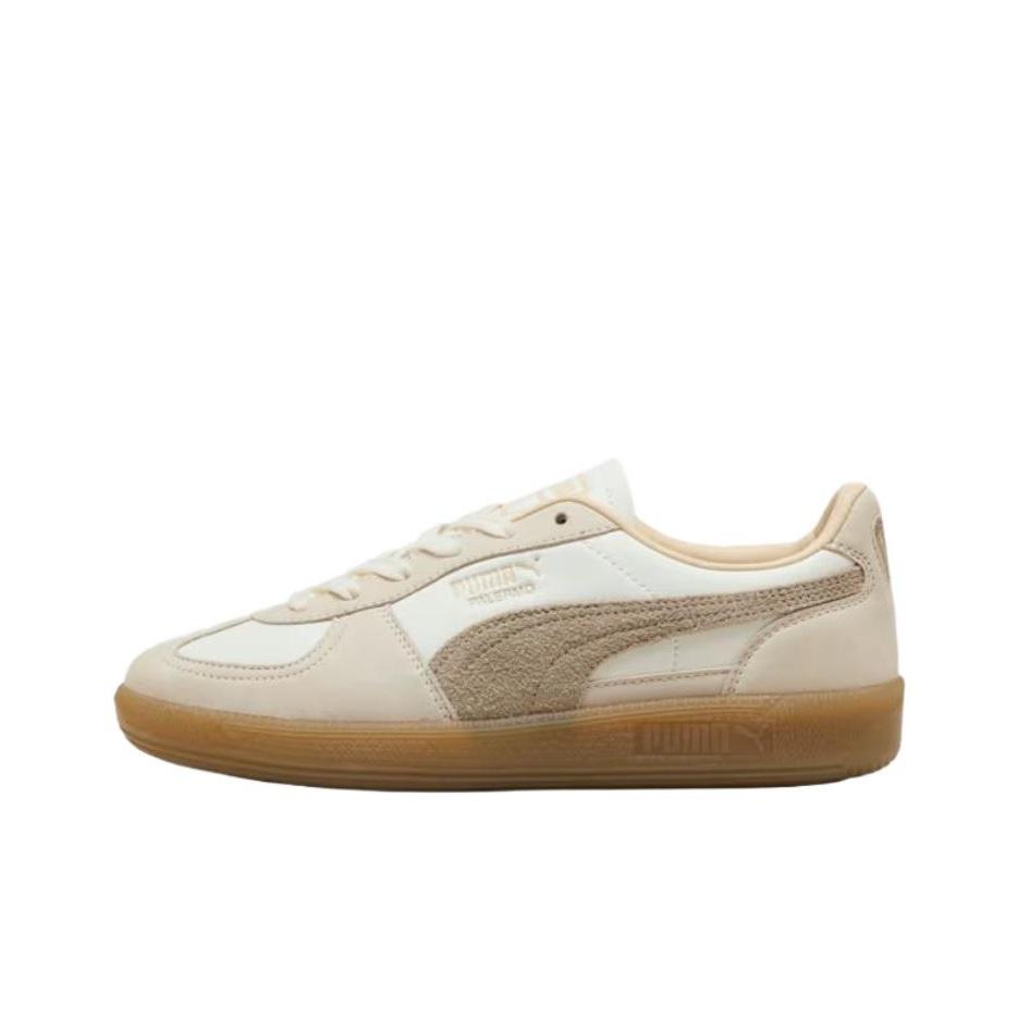 Puma Palermo Elevated Warm White Chocolate Chip Women Sneakers 403754-01
