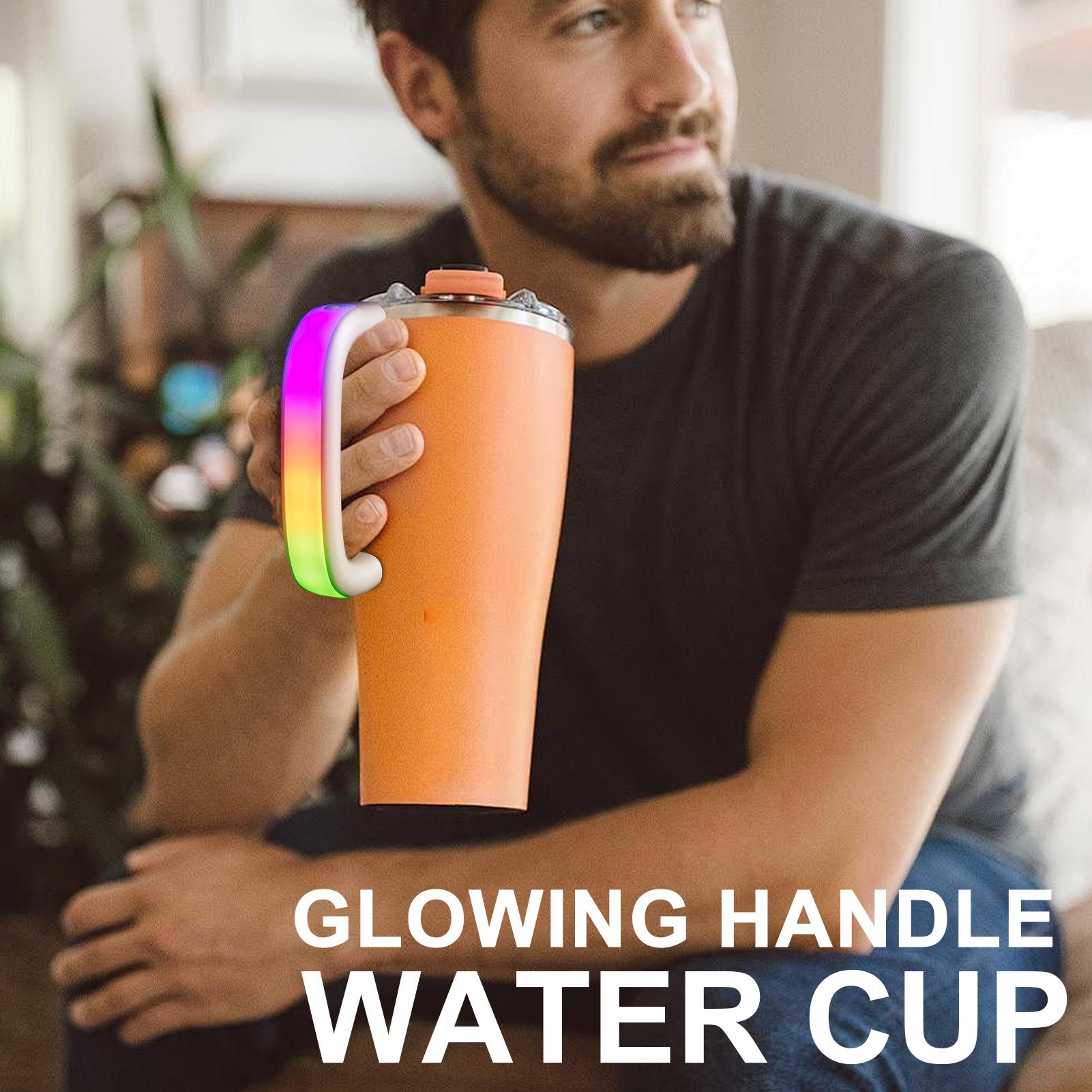 

Insulated Tumbler Handle Light-Up Insulated Tumbler Handle Protective Cover Water Bottle Accessories Comfortable Grip Protector CHINA