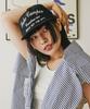 FAKE CAMPER Script Camper Script Lettering Snapback [Black]