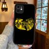 Fashion Trends WU-T-TANG CLANs For IPhone 16 15 14 13 12 11 Pro Max X XS MAX Plus Translucent Black Phone Cover