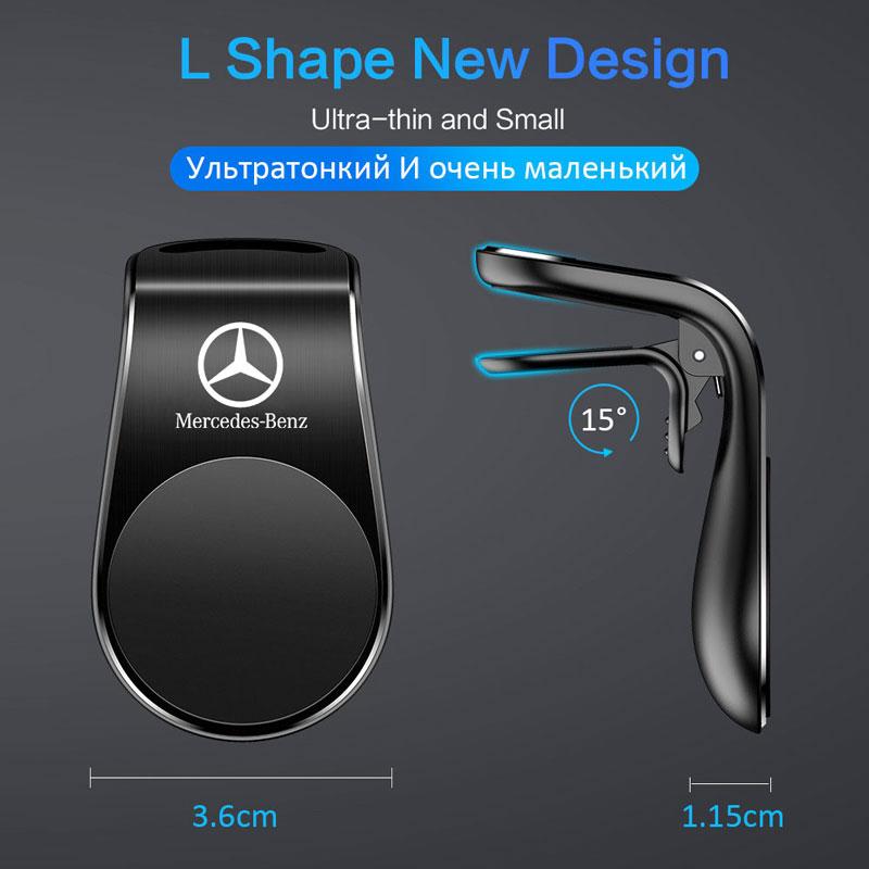 Car Phone Holder Magnetic Stand Mount GPS Bracket For Mercedes benz E GLK CLS A W204 W213 W221 ML ABR Apple Tree c200 Accessorie OU2