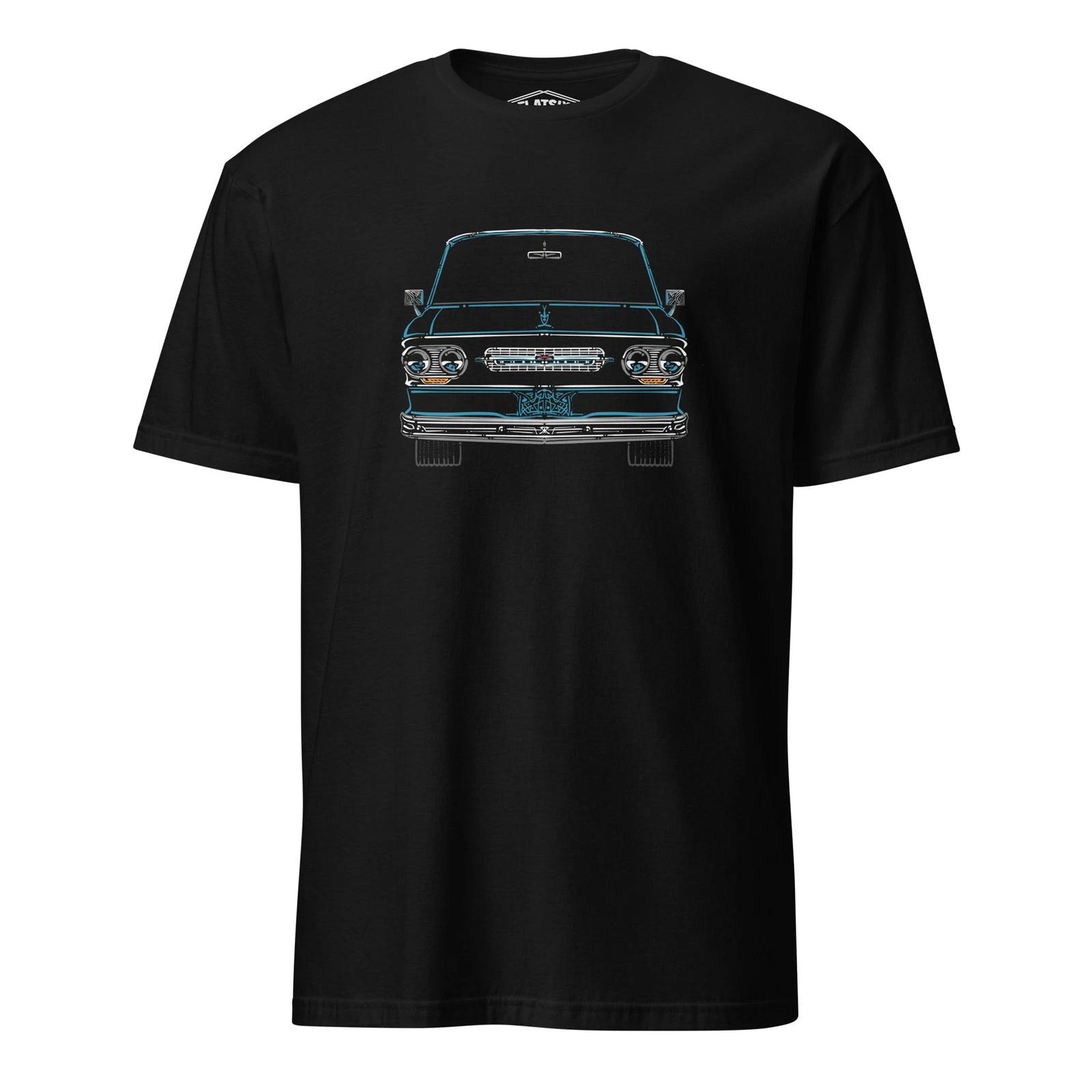 Corvair FC Pinstripe Short-Sleeve T-Shirt Greenbrier, Corvan, Rampside, Loadside L