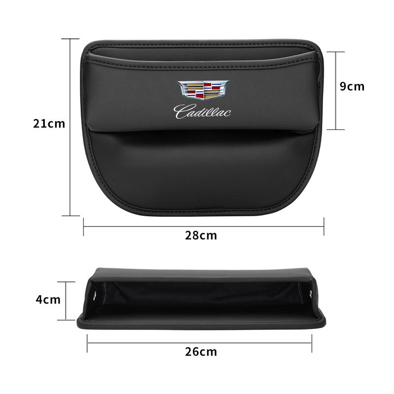 Car Seat Crevice Gaps Storage Box Seat Organizer for Cadillac SRX Escalade CTS BLS ATS DTS XTS SLS XLR V Deville CT5 Accessories