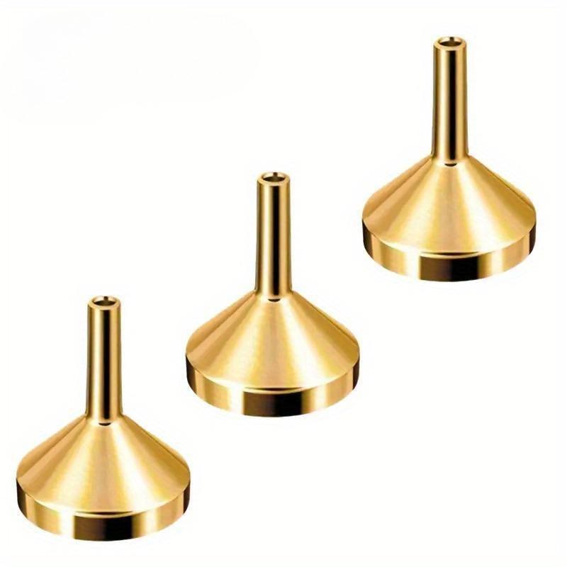 3Pcs Special Filling Metal Funnel for Perfume and Essential Oils, Which Can Easily Fill Various Liquid Supplies, Is Easy To Use and Easy To Carry