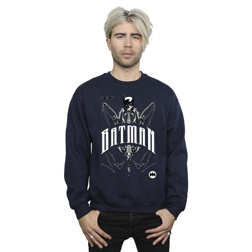 Batman Herren Fledermaus Skelett Sweatshirt