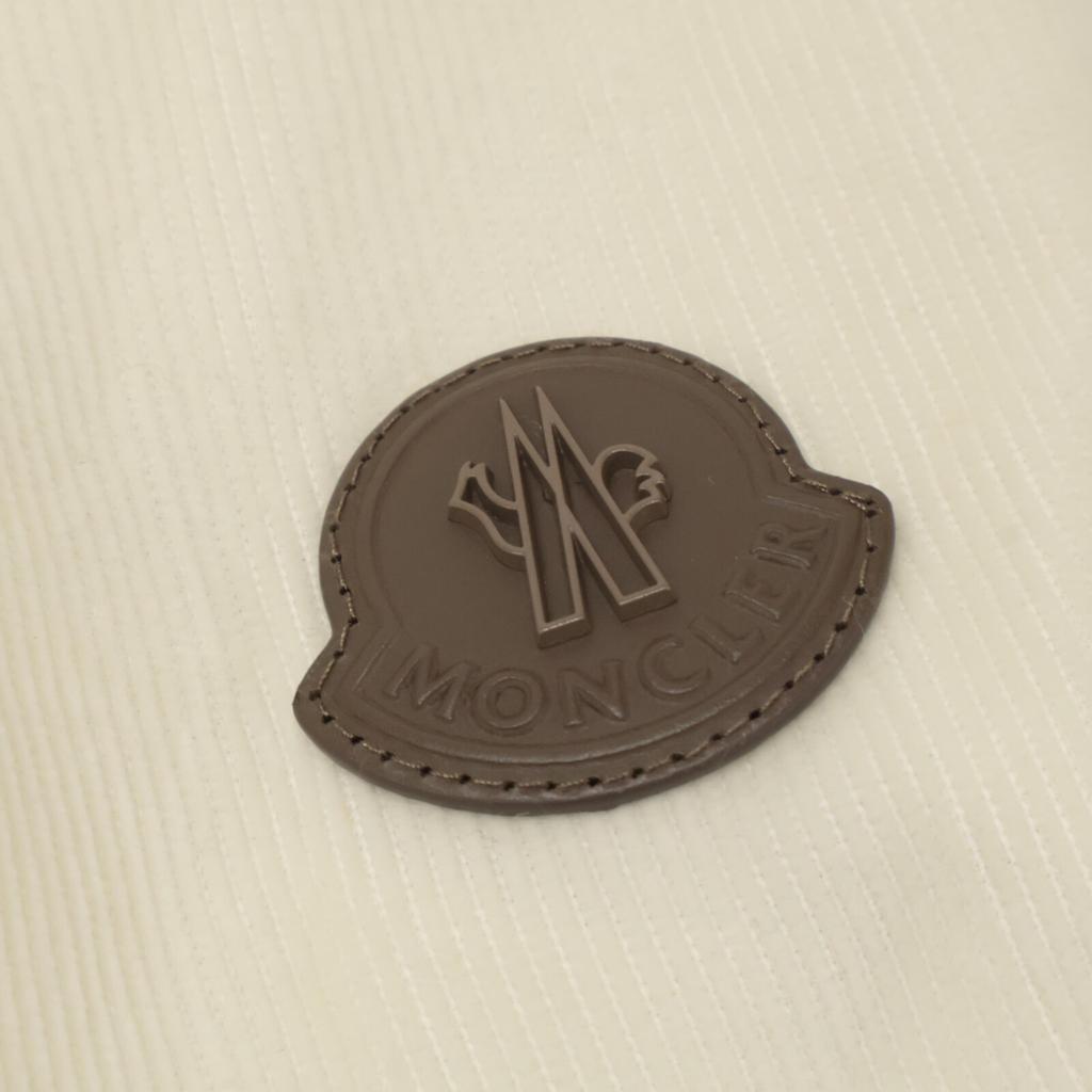 MONCLER 22 CAMICIA cotton long-sleeved shirt with sleeve buttons tops M IvoryUsed