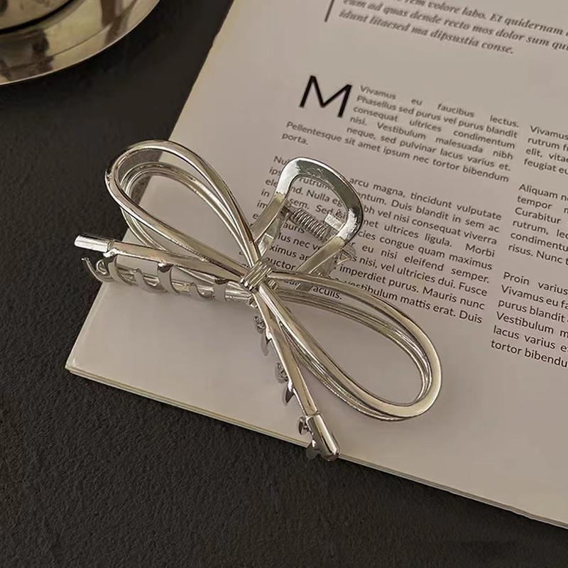 Korean Style  Cool Metal Hair Claws Temperament Personality Shark Clips For Women Simple Headwear Hair Accessories