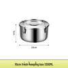 304 Stainless Steel Leak-Proof Korean Bento Lunch Box Set - 3-Piece Fresh-Keeping Containers