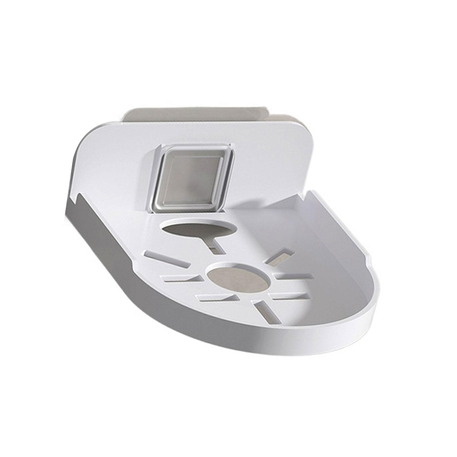 

Adhesive Wall Mounted Security Camera Bracket No Drilling Surveillance Camera Holder Shelf for Baby Monitors Speakers білий