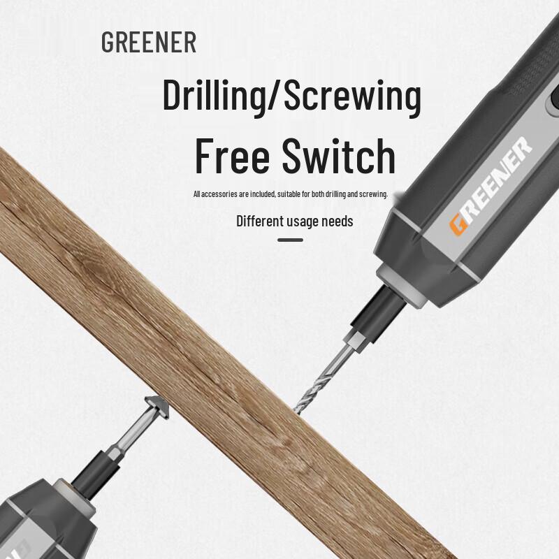

Greener Cordless Electric Screwdriver Set CN plug (adapter included)