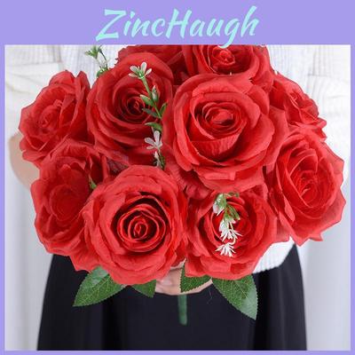 Künstlicher Rosenstrauß für Hochzeitsdekoration Zuhause Hotel Mit Seidenblumen Basteln