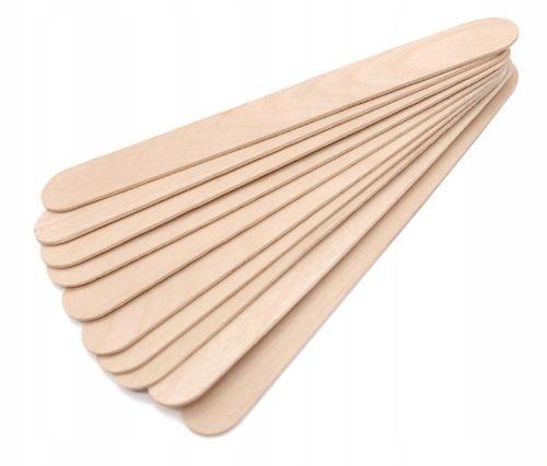 Wooden cosmetic sticks for waxing, non-sterile ENT spatulas