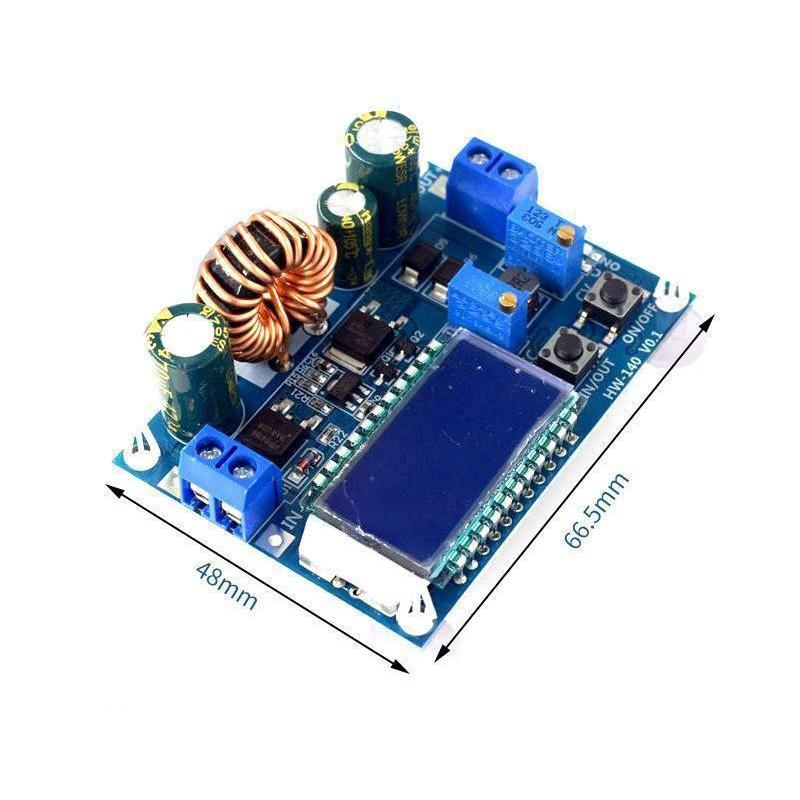 Dc-Dc Buck Boost Converter 5.5-30V To 0.5-30V 35W Adjustable Step Up Down Voltage Regulator Power Supply Module Lcd Display