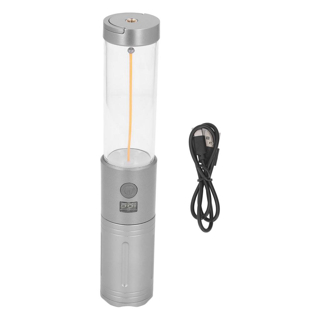 LED Bright Flashlight 5000lm Zoomable Beam 6 Light Modes Magnetic Rechargeable Aluminum Alloy for