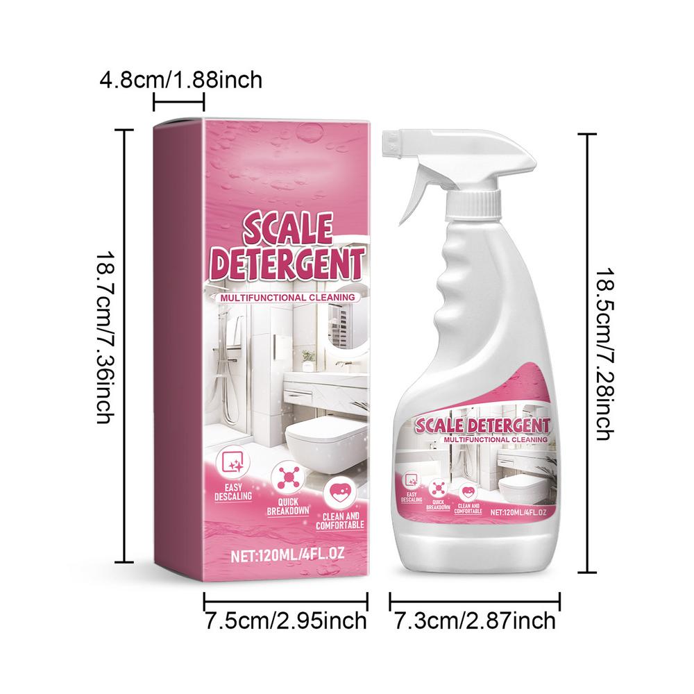 

Спрей для чистки ванной комнаты, универсальное чистящее средство для ванной комнаты, 120 мл, бытовая пена для чистки унитазов, чистящие средства для ванной и душа 120ml