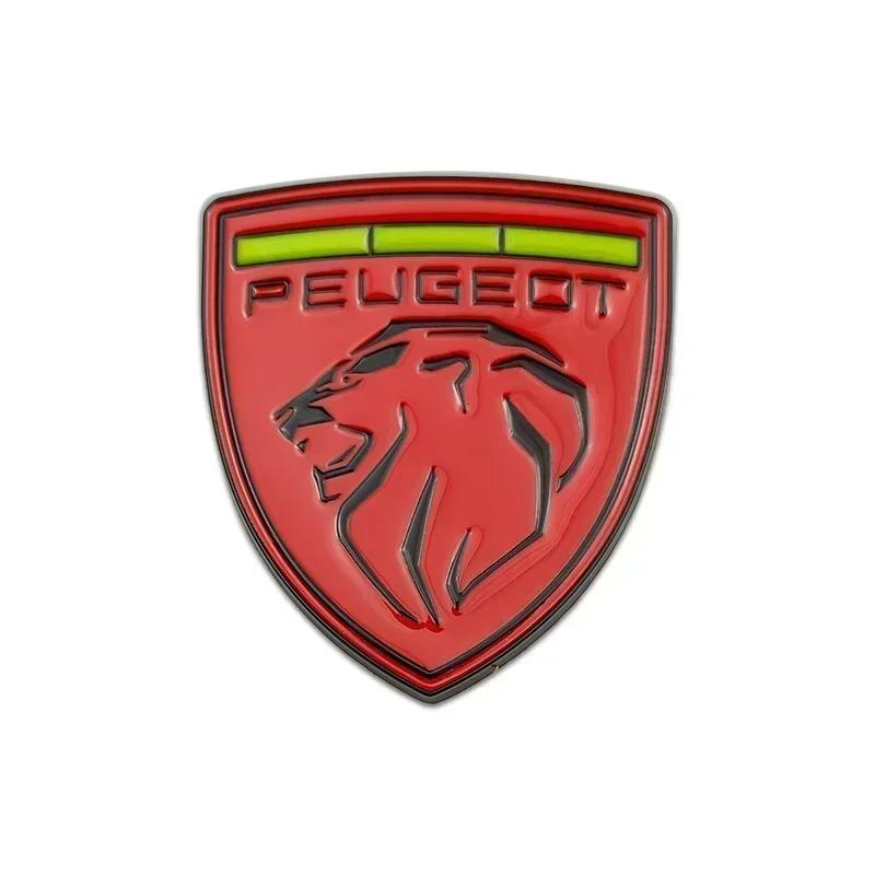 Car Body Fender Side Metal Emblem Rear Trunk Badge Sticker for Peugeot 406 405 205 3008 206 5008 308 208 408 508 407 107 307