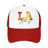 LA CALIFORNIA STRONG Firefighter Hiking Mesh Baseball Caps Women Men  Personalized Male Beach Bucket Hat Trucker Cap