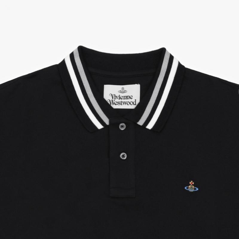 Vivienne WeSTwood Orb Logo ClaSSic Polo Heren Korte Mouw T-shirt 2h01000i J0009 N401