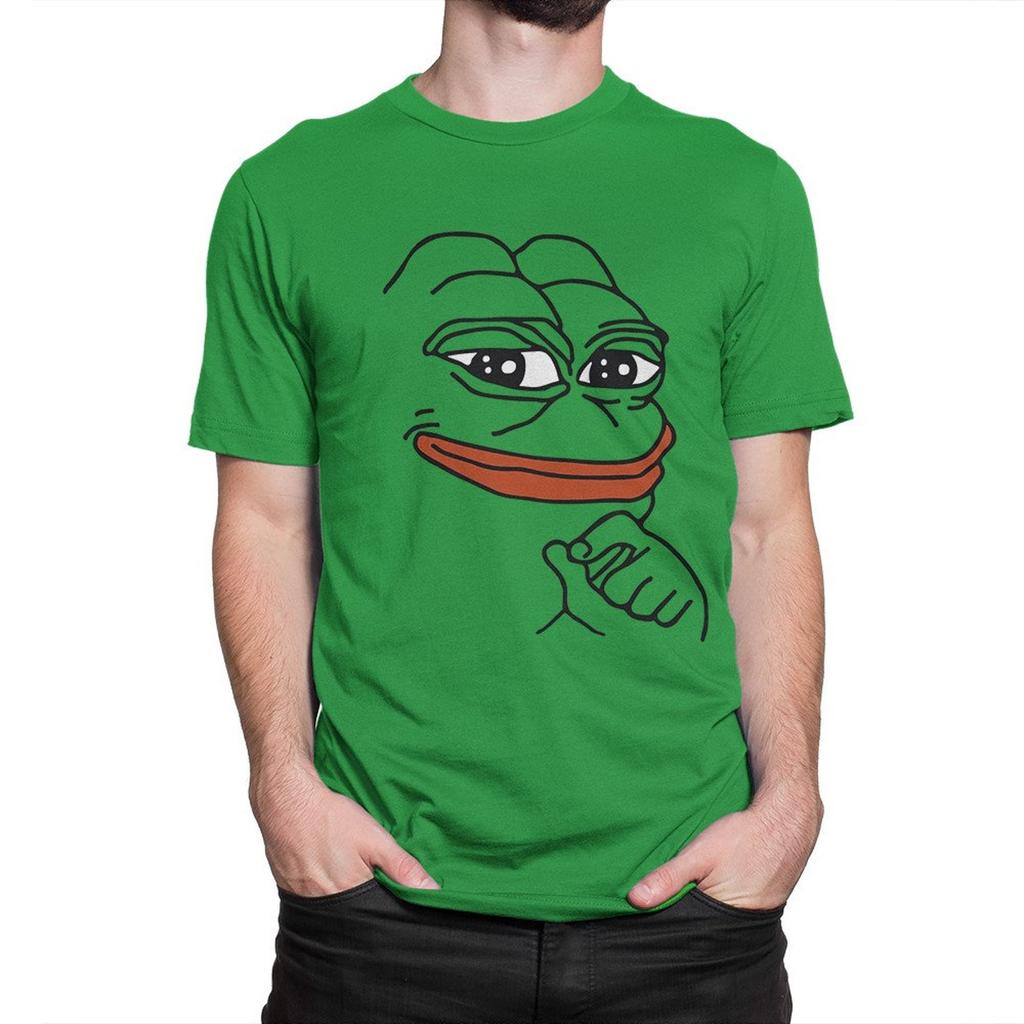 Pepe the Frog Smile Men's T-Shirt / 100% Cotton Tee / Men's Women's All Sizes (yw-163)