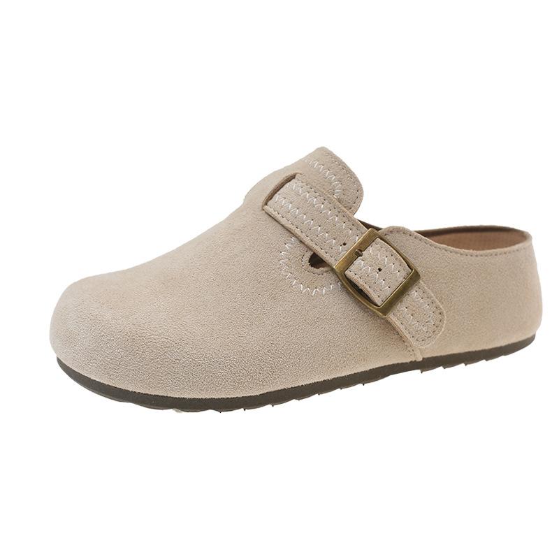 Birken Half Slippers Lazy 22 Spring New Thick-soled Heightening Bag Head Slippers Wear Boken Shoes