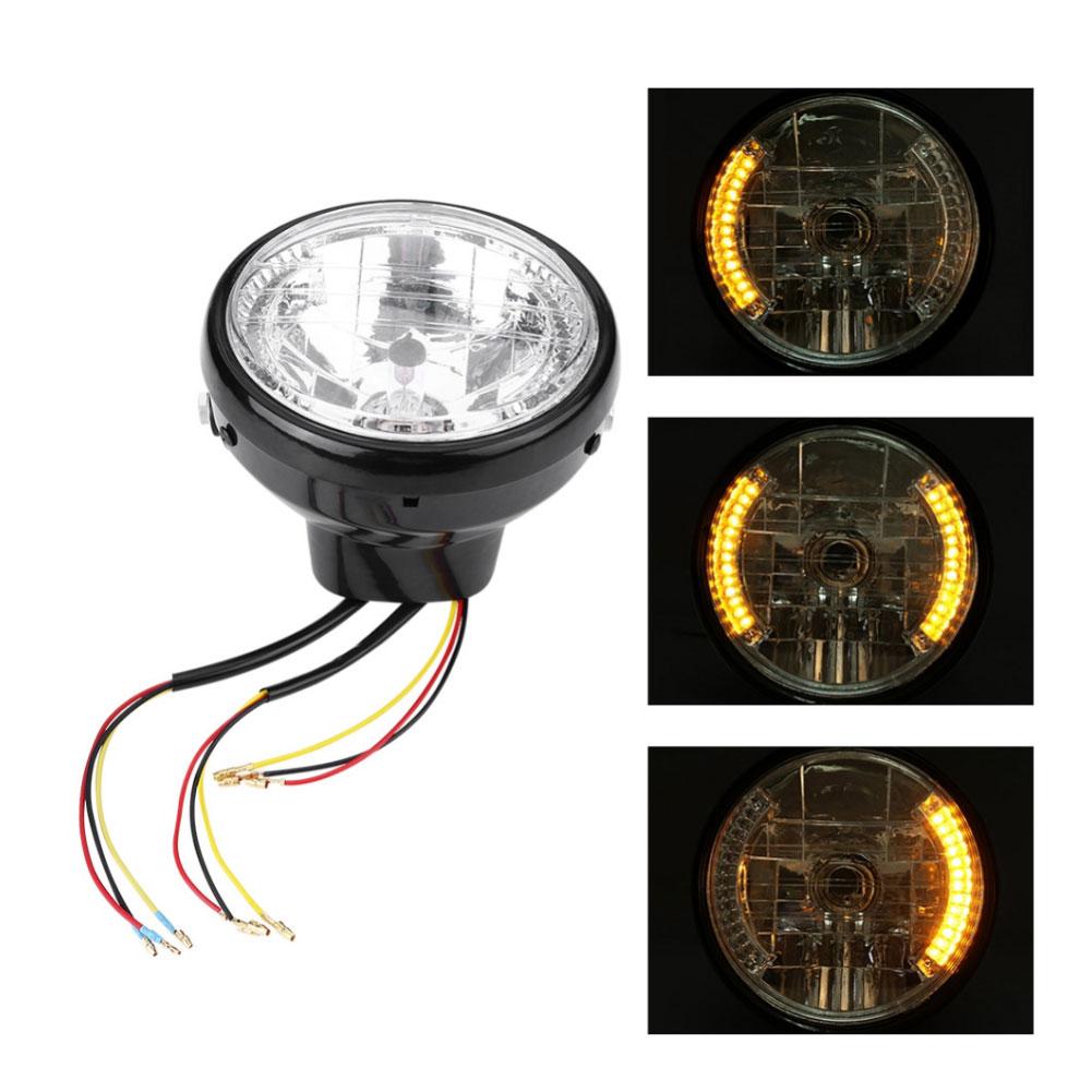 Universal Motorcycle Motorbike Headlight Turn Signal Light Bulb with Bracket